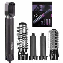 Load image into Gallery viewer, 5-in-1 Hair Curler Hot Air Brush Set, Professional Hair Dryer Brush, One-Step Hot Hair Dryer For Straightening Curling Drying Combing