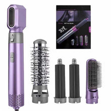 Load image into Gallery viewer, 5-in-1 Hair Curler Hot Air Brush Set, Professional Hair Dryer Brush, One-Step Hot Hair Dryer For Straightening Curling Drying Combing