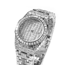 Load image into Gallery viewer, 32 - Diamond Watch Fashion Crystal Rhinestone Quartz Analog Watch Iced-Out Bracelet Wrist Watch
