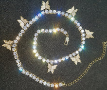 Muatkan imej ke dalam penonton Galeri, 06 - HipHop Iced Out Jewelry, Necklace Tennis Chain Bracelet