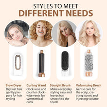 Load image into Gallery viewer, 5-in-1 Hair Curler Hot Air Brush Set, Professional Hair Dryer Brush, One-Step Hot Hair Dryer For Straightening Curling Drying Combing