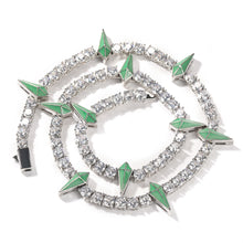 Load image into Gallery viewer, 25 - HipHop Iced Out Jewelry, Necklace Tennis Chain Bracelet