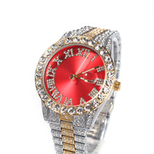 Load image into Gallery viewer, 31 - Diamond Watch Fashion Crystal Rhinestone Quartz Analog Watch Iced-Out Bracelet Wrist Watch