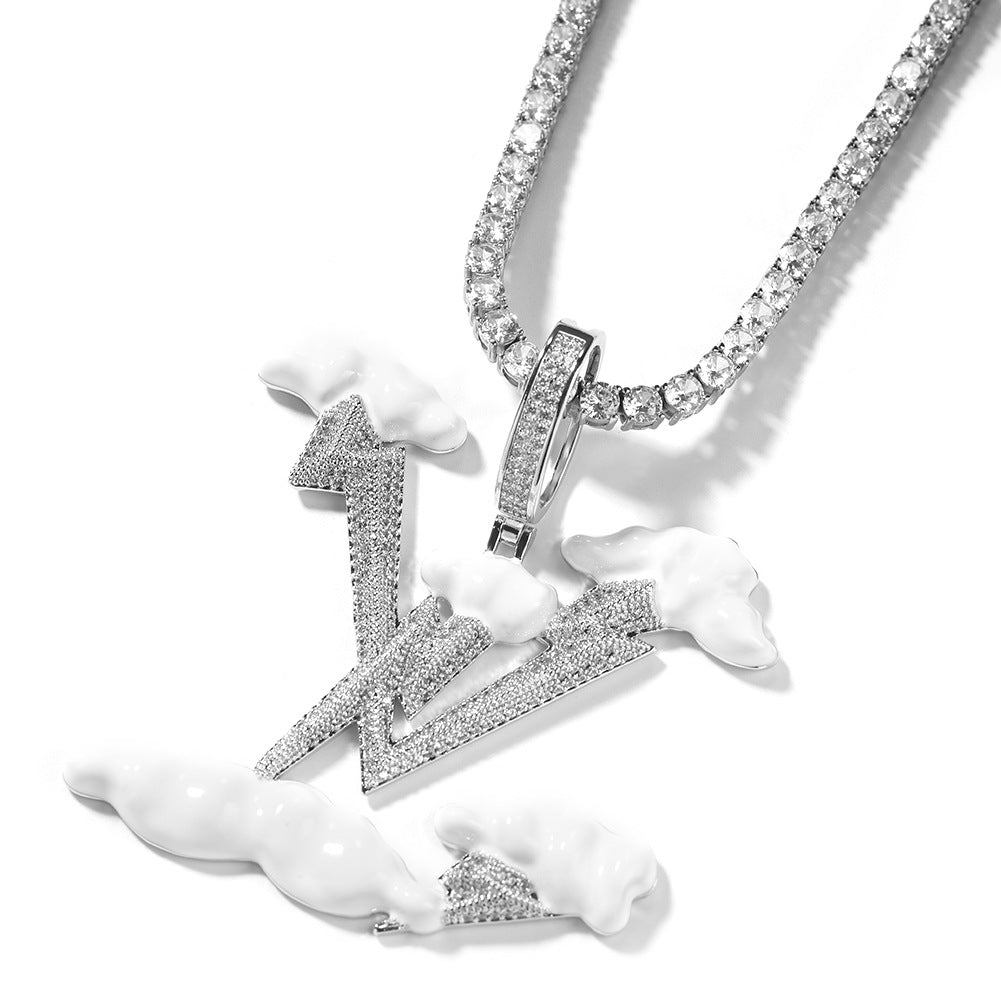 14 - Hip Hop Jewelry, Chain for Men with Pendant,miami Ice Out Diamond Cuban Necklace