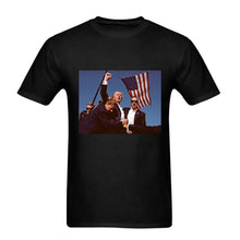 Load image into Gallery viewer, Trump Rally Shooter Tshirt - Trump2024-DJT-Pro Trump-Trump Survived - USA Freedom - Donald J. Trump Menswear Streetwear Cotton T-Shirt
