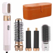 Load image into Gallery viewer, 5-in-1 Hair Curler Hot Air Brush Set, Professional Hair Dryer Brush, One-Step Hot Hair Dryer For Straightening Curling Drying Combing
