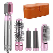 Load image into Gallery viewer, 5-in-1 Hair Curler Hot Air Brush Set, Professional Hair Dryer Brush, One-Step Hot Hair Dryer For Straightening Curling Drying Combing
