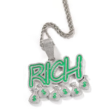 画像をギャラリービューアに読み込む, 37 - Hip Hop Jewelry, Chain for Men with Pendant,miami Ice Out Diamond Cuban Necklace
