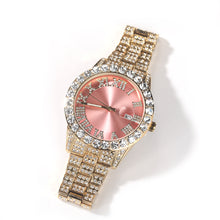 Load image into Gallery viewer, 31 - Diamond Watch Fashion Crystal Rhinestone Quartz Analog Watch Iced-Out Bracelet Wrist Watch
